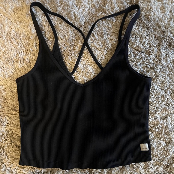 Vuori Tops - Vuori Rib Crop Tank size Large